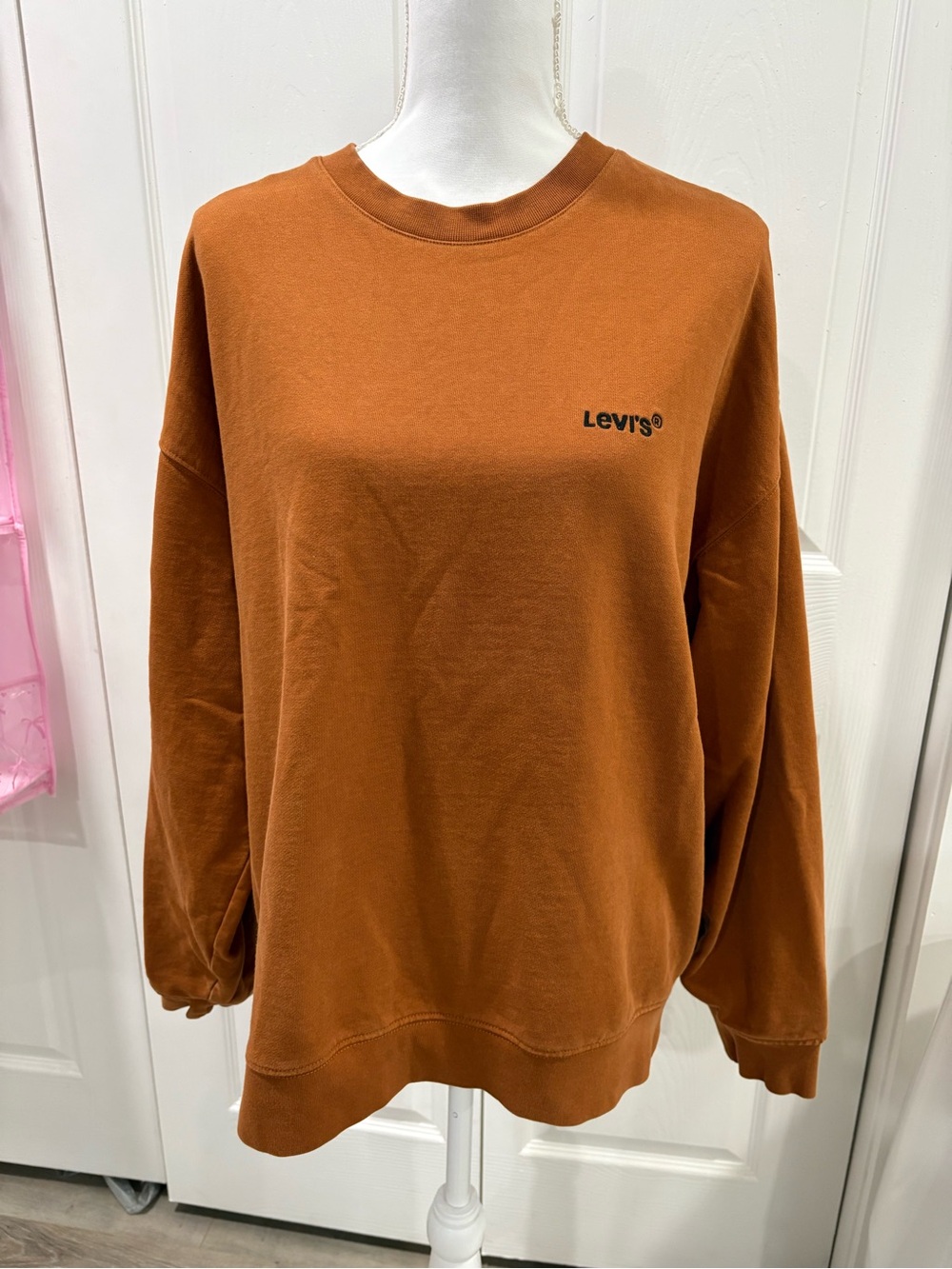 Levi's Women's Burnt Orange Crewneck Sweater